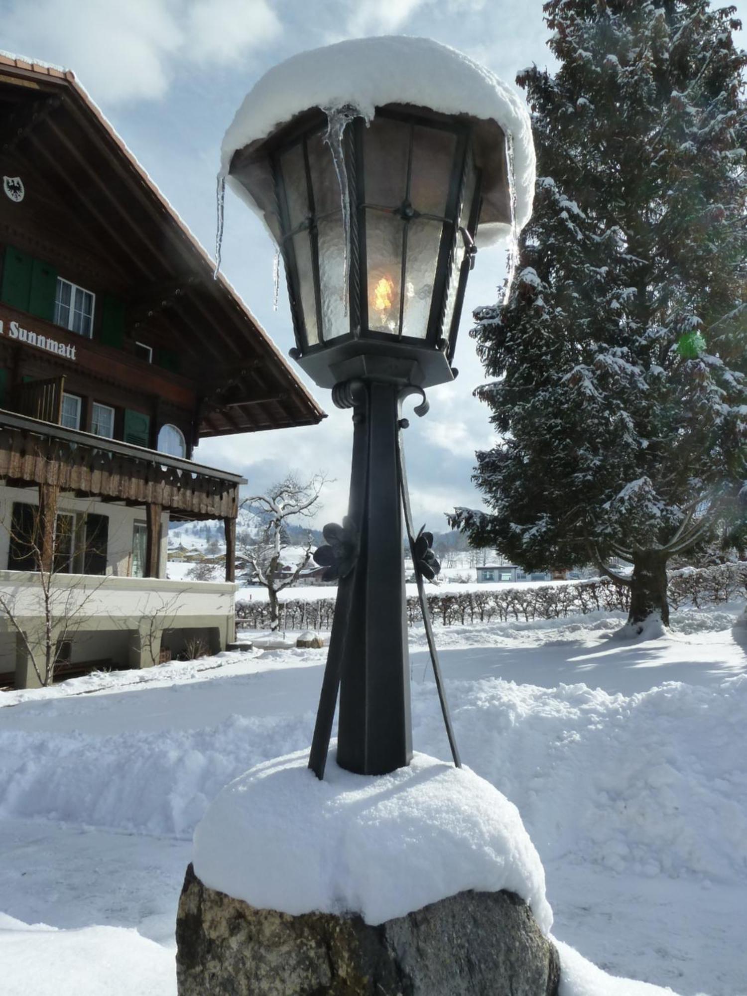 Hotel Restaurant Sunnmatt Aeschi Bei Spiez Eksteriør billede